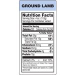 Ground Lamb Label