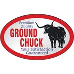 Premium Quality Ground Chuck Label