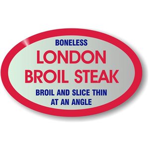 London Broil Steak (Boneless) Label