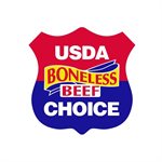 USDA Choice Boneless Beef Label