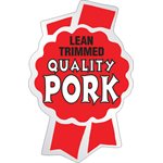 Lean Trim Quality Pork Label