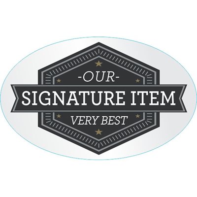 Signature Item / Our Very Best Label