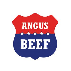 Angus Beef Shield Label