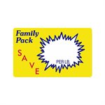 Family Pack / Save (BLANK) Label