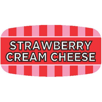 Strawberry Cream Cheese Label