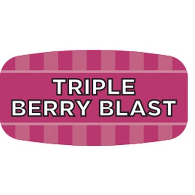 Triple Berry Blast Label