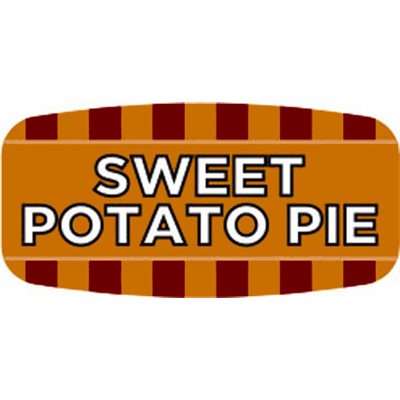 Sweet Potato Pie Label