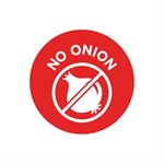 No Onion (icon) Label