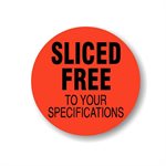 Sliced Free to your Specs Label