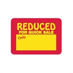 Reduced for Quick Sale Label