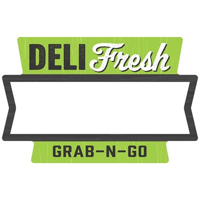 Deli Fresh Blank Grab-n-Go Label