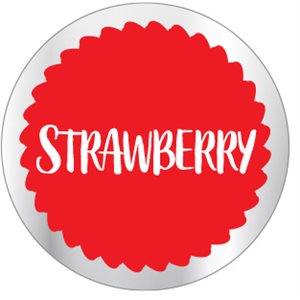 Strawberry Flavor Label