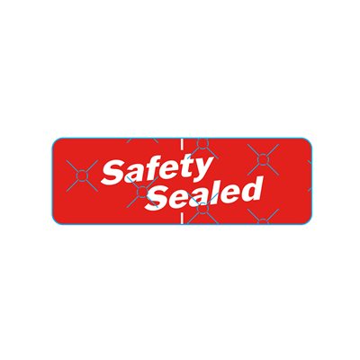 Safety Sealed w / tamper Label