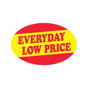 Everyday Low Price Label
