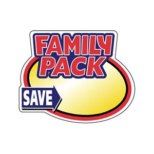 Family Pack (write in) Label