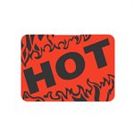 Hot (w / Flames) Label