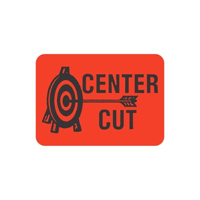 Center Cut (w / Bull's Eye) Label