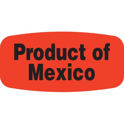 Product of Mexico Label