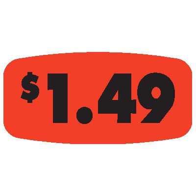 $1.49 Label