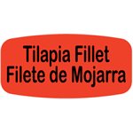 Tilapia Fillet - Filete de.... Label