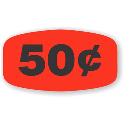 50¢ Label