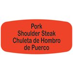 Pork Shoulder Steak / Chuleta de Hombro de Puerco Label