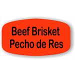 Beef Brisket / Pecho de Res Label