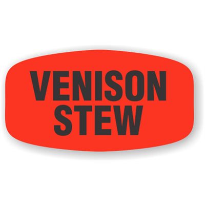 Venison Stew Label
