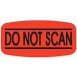 Do Not Scan Label