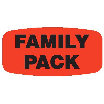 Family Pack Label