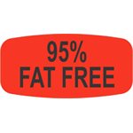 95% Fat Free Label
