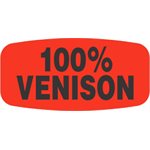 100% Venison Label