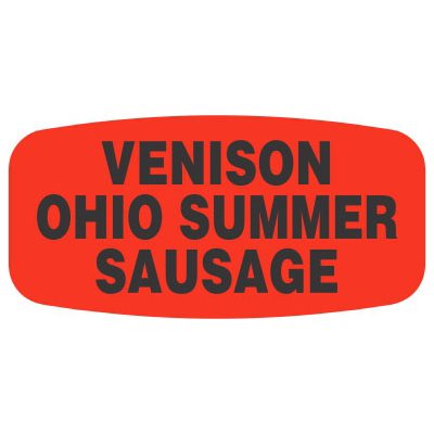 Venison Ohio Summer Sausage Label
