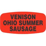 Venison Ohio Summer Sausage Label