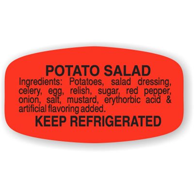 Potato Salad (w / ing) Label