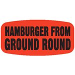 Hamburger from Ground Round Label