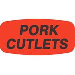Pork Cutlets Label