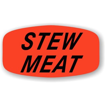 Stew Meat Label