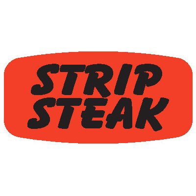 Strip Steak Label
