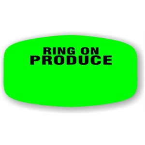 Ring on Produce (write on) Label