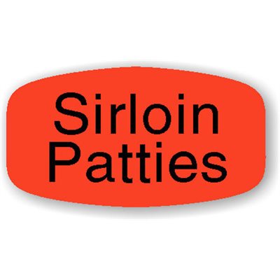 Sirloin Patties Label