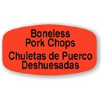 Boneless Pork Chops / Chuletas de Puerco Deshuesadas Label