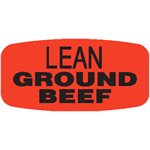 Lean Ground Beef Label