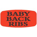 Baby Back Ribs Label