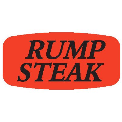Rump Steak Label
