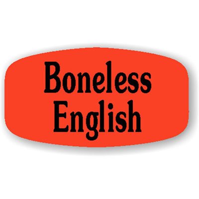 Boneless English Label