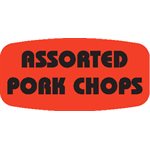 Assorted Pork Chops Label