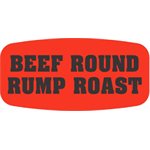 Beef Round Rump Roast Label