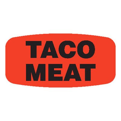 Taco Meat Label