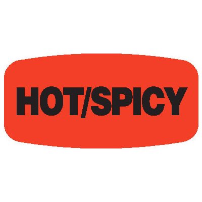 Hot / Spicy Label